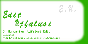 edit ujfalusi business card